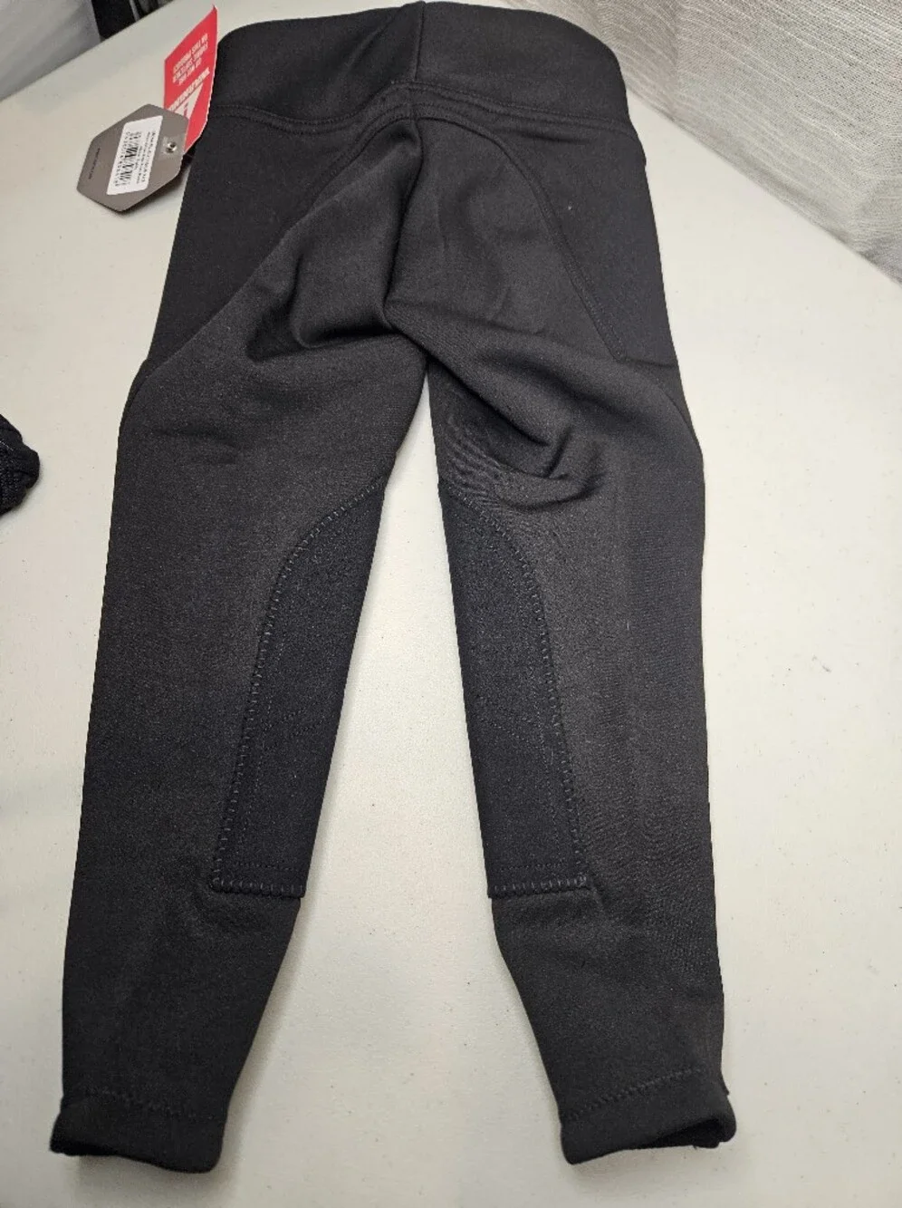 Horze active tights riding pants fleece winter Kids EU 110/ US XXS New Black